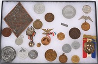 1893 Columbian Exposition 24 TOKENS &  BADGES