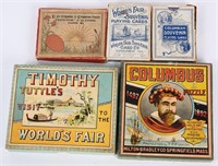 1893 World's Fair 5 GAMES PUZZLES & PLAYING CARDS
