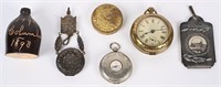 1893 World's Fair 6 Pc JUG  POCKET WATCH & COMPASS