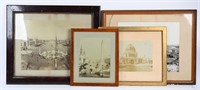 1893 World's Fair 4 LG FORMAT FRAMED PHOTOGRAPHS