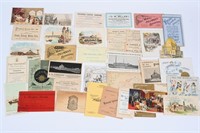 1893 World's Fair 40 ADV TRADE CARDS & BOOKLETS