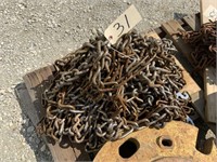 Set of tractor chains fit 18 430 tire