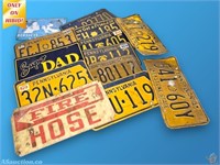 Stack of License Plates