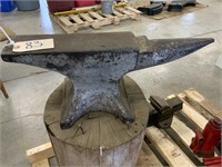 Wright anvil 23" length to horn 100lb