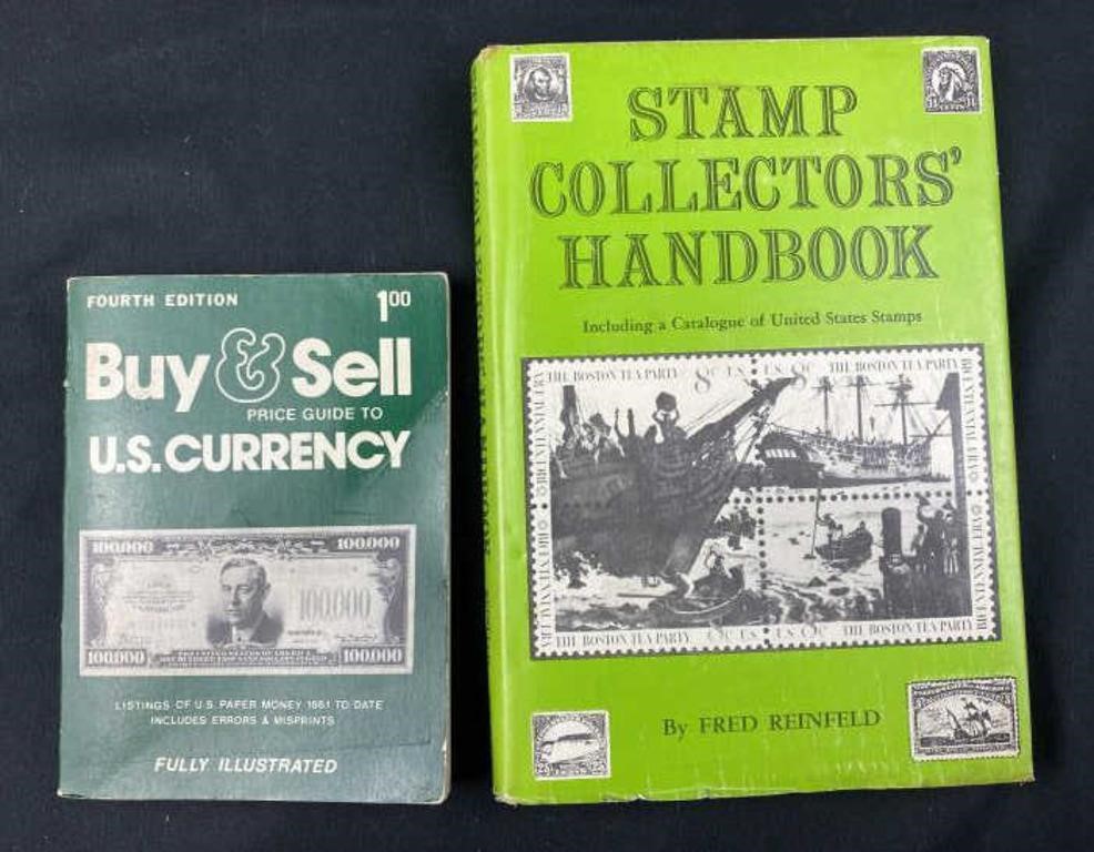 Vintage US Currency & Stamp Handbooks