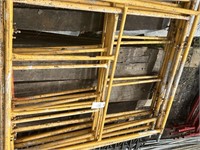 4 Sections Yellow Scaffolding