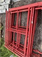 5 Sections Red Scaffolding