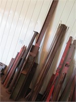 Qty of steel rod, bale fork spears