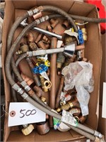 Assorted Copper & Brass Pipe Fittings