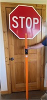 Adjustable Stop / Slow Sign 6.5' to 10'