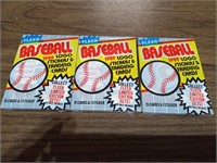 3 SEALED WAX PACKS OF 1989 FLEER BASEBALL CARDS
