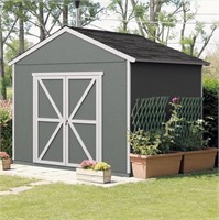 10x8 Do-It-Yourself Wooden Storage Shed-Broken Set