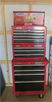 Nice Craftsman 3 section stack-on toolbox