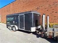 16’ Enclosed Trailer - Twin Axle - 10% BP