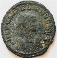Aurelian AD270-275 silvered Ancient coin 23mm
