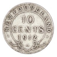 1912 Newfoundland 10 Cent Coin