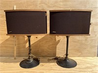 Pair of Vintage Mid-Century Bose Floor Speakers