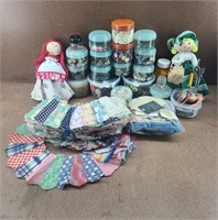 Button Jars & Misc. Sewing Supplies