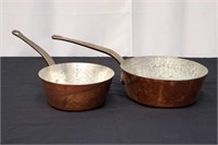 Two Copper-clad Jelly Pans