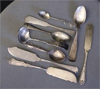 9 Pieces of Sterling Silver Flatware