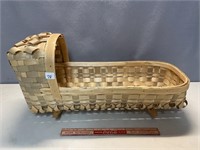 DESIRABLE MICMAC HAND MADE DOLL CRADLE