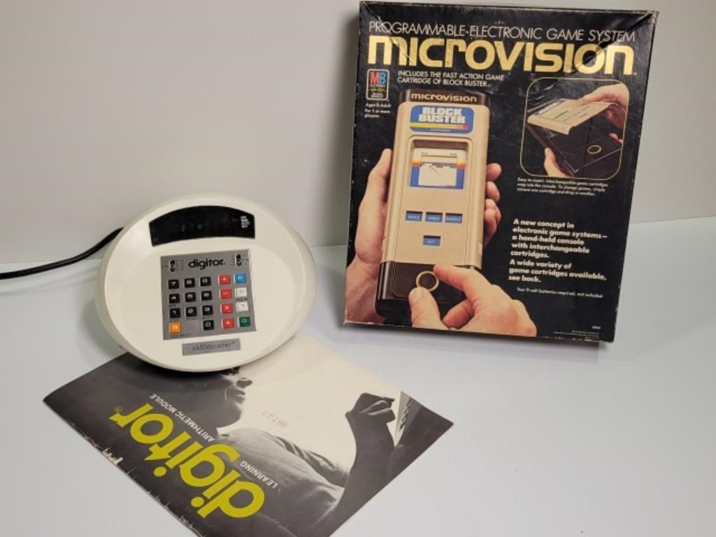 Micro Vision Game System & Digitor Skillmaster