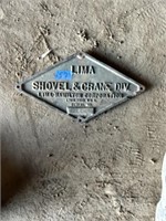 Lima Shovel & Crane Plaque