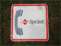 double sided sprint phone sign