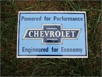 newer chevy sign