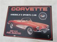 newer corvette sign