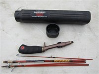gamefisher fishing pole w/container