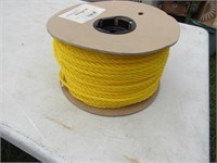 full roll of yellow rope
