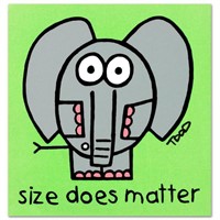 Size Does Matter Limited Edition Lithograph by Tod