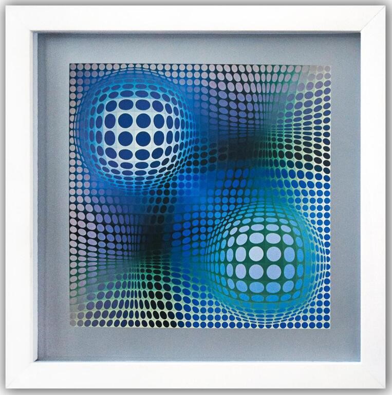 Victor Vasarely- Heliogravure Print "Feny"