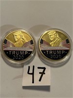 2 2020 Trump Coins