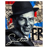 Nastya Rovenskaya- Original Oil on Canvas "Sinatra