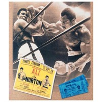 Ken Norton and Ali Ticket Sports Collectible Hand-