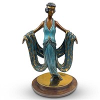 Erte (1892-1990), "Gala" Limited Edition Bronze Sc