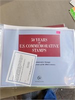 50 YEARS OF US COMMEMORATIVE STAMP COLLECTION