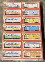 (A) Life-like trains including Delaware, New