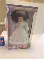 Victorian Rose - Collectible Porcelain Doll