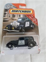 Match Book 1933 Plymouth Police Car