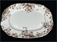 Iron stone platter, marked Alfred Meakin the