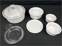 Corning, ware, cover, dishes, cookware