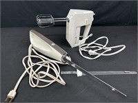 Hand mixer and electric knife 2 blades