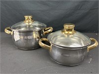 Cuisine cookware pans with lids