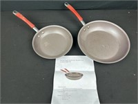 Rachael Ray two piece nonstick skillet set