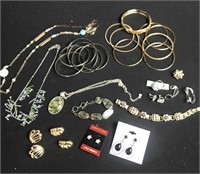 Costume Jewelry Pieces Earrings, Bracelets
