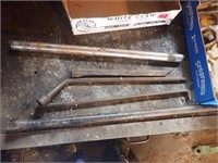 Crow Bar, Tire Wrench, HD Pry Bar,