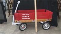 Vintage Radio Flyer Town and Country Red Wagon